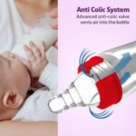 LuvLap Anti-Colic Wide Neck Natura Flo Baby Plastic Feeding Bottle, 250Ml (Pack of 2), New Born/Infants/Toddler Upto 3 Years, Stars, BPA Free - Image 4