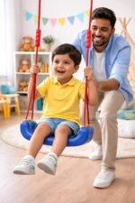 Busy Kid Plastic Swing Seat For Kids, Age 3 To 10 Years With Hand Grip (Blue), 39 Cm, 18 Cm X 9 Centimeters - Image 5