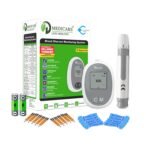 Rechargeable Blood Pressure Monitor, Glucometer Set & Digital Thermometer Combo | Home Health Care Kit | BP, Blood Sugar & Temperature Monitoring (RECOMB-100) - Image 4