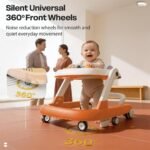 StarAndDaisy Baby Walker for 6-18 Month Baby Boy & Girl, Baby Walkers for 6-18 Month Baby Boy, Walker for Kids for 6 to 18 Months, Adjustable Height Baby Walker, 360° Wheels,Food Tray, Safety Stopper, Speed Control - Image 3