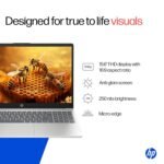 HP 15 Smartchoice, AMD Ryzen 3 7320U (8GB LPDDR5, 512GB SSD) FHD, Anti-Glare, Micro-Edge, 15.6''/39.6cm, Win11, M365 Basic(1yr)* Office24, Silver, 1.59kg, fc0500AU, FHD Camera w/Privacy Shutter Laptop - Image 5