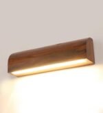 Green House Fully Handmade Sheesham Wood Wall Lamp | Mirror/Picture/Vanity/Dressing Table Light | in-Built 5W Warm White LED | Home Decor Lighting | Bedroom, Living Room, Dressing Room, Mandir - Image 7