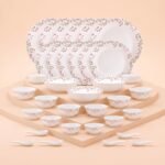 Novo By La Opala Opalware Dinner Set 35 Pcs for Family of 6, Spring Meadows - Image 2