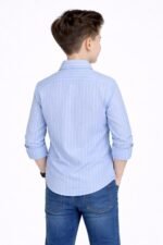Boys Casual Shirt | Regular Fit | Comfortable Wear | Full Sleeve Shirt Cotton Blend_Full Sleeve - Image 3
