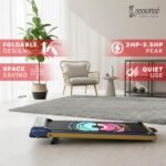 Cockatoo SmartWalk 2AHG Walking Pad for Home 2HP-3.5HP Peak, Under Desk Walk Pad with Handle, Max Speed 10Km/Hr, 3 Level Manual Incline 6 Automatic Program, Max User Weight 110Kg -Gold - Image 12