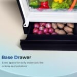 Haier 190 L 4 Star Direct Cool Single Door Refrigerator with Fast Ice Making, Easy Clean Back, Large Vegetable Box (HED-204TMIBA-N, Marine Ivy, Base Stand Drawer, 2026 Model) - Image 7