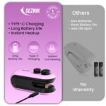 Seznik Portable Mini Sealing Machine, Handheld Packet Sealer for Food, Snacks, Chips, Fresh Storage, Plastic Bags Sealing Machine, 1 YEAR Warranty (SZ-PS04) - Image 6