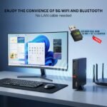 Tiny Desktop PC | Core i5-7Th Gᥱn, 16GB DDR4 RAM, 512GB SSD | 5G WiFi + Bluetooth, HD Graphics | DP, USB 2.0, Windows 11 Pro (1 Year Brand Warranty) - Image 2