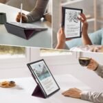 CoBak Kindle Scribe 3rd Generation 2025 Case,Kindle Scribe Colorsoft 11 inch Dual Viewing Angles PU Leather Case with Auto Sleep/Wake Feature Pen Holder Fig - Image 7