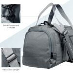TRAVALATE 45L Ultra-Light Travel Duffle Luggage Bag Organizer - Grey - Image 6