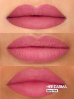 IRIS COSMETICS Velvety Matte Liquid Lipstick, Long Lasting, Transferproof, Vitamin E, Her Drama- 6.8ml - Image 2