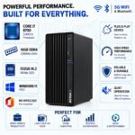 NXTGN Top-Tier Business Desktop Computer | Core i7-8700 3.20GHz | 16GB DDR4 RAM | 512GB M.2 SSD | Win11 Pro & Office 21 | 5G WiFi & Bluetooth | USB Type-C | Fully Metal Tower | 3-Year On-Site Warranty - Image 2