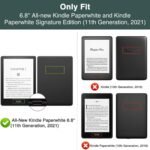 MOCA Flip Cover Case for Kindle Paperwhite 11th Generation 6.8" (2021) & Signature Edition, Auto Wake Sleep Smart Stand, Slim Lightweight Magnetic Protective Kindle Cover (Navy Blue) - Image 2
