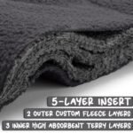 Kids Need Leakage Proof cloth diaper for babies 0 to 3 years High Absorbent 1 Reusable diaper cover 1 Insert pad combo Pack 5-18Kg Adjustable free size Washable Pocket cloth diapers for babies B7 - Image 7