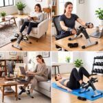 Amazon Basics Mini Bike Digital Pedal Exerciser | Mini Cycle for Home Workout I Heavy Material with Fixing Strap, Adjustable Resistance & LCD Display | Versatile Workout Equipment | Black and Grey - Image 6