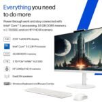 HP OmniStudio All-in-One, Intel Core 5 210H, 16GB DDR5, 1TB SSD, FHD, 23.8''(60.5cm), Win 11, Office 24, Cotton White, 4.98kg, cu0652in, Dual 3 W Speakers, FHD IR Camera, Anti-Glare, Desktop - Image 3