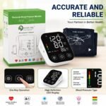 Rechargeable Blood Pressure Monitor, Glucometer Set & Infrared Thermometer Combo | Home Health Care Kit | BP, Blood Sugar & Temperature Monitoring (RECOMB-110) - Image 3