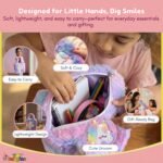 Toy Imagine Unicorn Sling Bag for Kids Birthday Gift for Girls Crossbody Bag for kids with Soft Fur Finish Baby Toddler Handbag Cute Princess Purse Mini Sling Bag for 3-12 Year Girls Fashion Accessory - Image 5