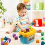 WireScorts Baby and Toddler Plastic First Educational Blocks Shape, Sorter, Colors, ABCD Shape, Toys for 1 Year Old Kids,16 Piece - Image 2