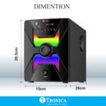 Tronica Super King 3.1 Channel 35W Complete Bluetooth Home Theatre System with Subwoofer, Remote Control, Aux,Pen Drive,FM & Smart TV Support - Image 6