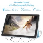 10" Android 15 Tablet with Case, 12GB RAM + 64GB ROM (Expansion to 1TB), Quad Core Processor, 5G WiFi 6, BT5.0, 1280x800 HD Display, 6000mAh, Dual Camera, GMS - Image 5