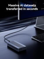 ACASIS 40Gbps M.2 NVMe SSD Enclosure with Built-in Cooling Fan, Tool Free Installation, TBU 405 Pro for M1 M2 Pro/Max, Compatible with USB4/3.2/3.1/3.0/2.0 (Dark Gray) - Image 5