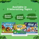 PuzzleUp Learn Animal Babies | 10-in-1 Entry Level Puzzle | 45 Big Size Jigsaw Pieces | Montessori Educational Toy to Improve Memory & Unlock New Words |Gift for Boys & Girls Age 3, 4 & 5 yrs - Image 10