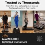 Flexnest Flexpad EZ 3HP Walking Pad Treadmill for Home Use | Compact Ultra-Slim | Smart Bluetooth App + Remote | Shock Absorption | LED Display | 9% Incline | 100kg Capacity - Image 5