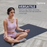 Lifelong 6mm Dual Color TPE Material Anti-Slip Yoga Mat for Home, Gym, Yoga, Workout and Exercise for Women & Men (6 Months Warranty,Llym115), Navy Blue/Blue - Image 6