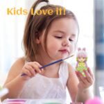SUPER TOY Activities DIY Mould and Paint Craft kit, Paint Your Own Doll Painting Kit Plaster Figurine Set with Pigments Palette & Mold Art & Craft Set - Educational Toy for 3-12+ Year Old Boys and Girls - Image 2