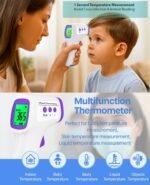 Rechargeable Blood Pressure Monitor, Glucometer Set & Infrared Thermometer Combo | Home Health Care Kit | BP, Blood Sugar & Temperature Monitoring (RECOMB-110) - Image 7