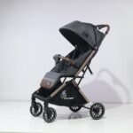 R for Rabbit Street Smart Auto Fold Stylish Newborn Baby Stroller| Aluminum Frame Pram with One Click Fold |Travel Friendly Trolley Stroller for 0-3 Years for Boy & Girl (Ash Grey) - Image 8