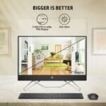 HP All-in-One PC 12th Gen Intel Core i3-1215U 24-inch(60.5 cm) FHD Desktop (8GB/512GB/Win 11/Wireless Keyboard and Mouse Combo/IR Privacy Camera/Intel UHD Graphics/MSO/Jet Black) 24-cb1802in - Image 2