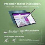 Lenovo Yoga Tab Plus Smartchoice AI Tablet with Pen + Keyboard |12.7" Display, 3K Resolution, 144 Hz|16GB RAM, 512GB ROM|Snapdragon 8 Gen 3|10200 mAh|6 Speakers|USB 3.0 with DP-Out|1Year ADP Free|Teal - Image 9