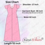 Kuruti B Sheets Cotton Nighty for Women — Printed Stylish Night Gown, Comfortable - Image 4