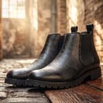 Liberty Fortune Black & Brown Casual Boots for Men - Lace-Up Boot - Image 2
