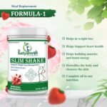 DR SATYAMRUT NUTRITION Slim Shake Formula-1 With Weight Loss & Fitness Support For Meal Replacement | Low Calorie | | No Added Sugar | High Protein | Body Detoxify - Delicious STAWBERRY I (2 X 500) PACK of 2 - Image 5