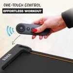 Durafit91™ Dash Lite 2.5HP Peak BLDC Motor Walkpad Treadmill with Remote Control |100 kg User Capacity Walking Pad| 8 km/h Max Speed | LED Display with Under-Desk Design | Home Use - Image 4