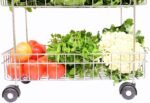 Privesh Stainless Steel Modern Kitchen Storage Rack, Folding Perforated Design Trolley for Spice, Fruits, Vegetable, Onion, Potato, Organizer Stand with Wheel, 4 Layer Trolley - Image 3