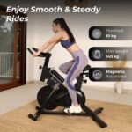 Cult SmartSpinVolt Spin Bike | 10Kg Flywheel | 140kg Max Weight | Magnetic Resistance Exercise Bike - Image 2