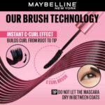 Maybelline New York Hypercurl Mascara Waterproof, Black - Image 4