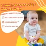 Brand Conquer Montessori Busy Cube for Toddlers 1-3,Car Travel Toys Busy Board Activity Cube,Learning Stocking Stuffers Educational Birthday Gifts Sensory Baby 12-18 Months - Image 3