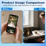 Screen Magnifier for Cell Phone 3D HD, Phone Screen Amplifier & Expander for Movies, Gaming, Videos, Eye-Protection Blue Light Filter, Foldable Stand, Gift for Seniors Family, All Smartphones - Image 7