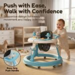 StarAndDaisy Baby Walkers for 9 Months + Or 6-24 Month Baby Boy Girl /360°Walker for Kids with 7 Level Height Adjustment/Walker for Baby with Switchable Food & Musical Toy Tray. - Image 8