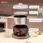 Lifelong Automatic Yogurt & Curd Maker Machine for Home | Auto Temperature Regulation | Electric Probiotic Yogurt Maker for Kitchen (1 L) | Thick Creamy Probiotic Curd |304 Stainless Steel Container - Image 4
