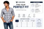 Chevron Men Casual Checks Shirt, Full Sleeves, Single Pocket, Men Shirts. - Image 5