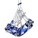 Cotton Swing for Kids, 12cm x 5cm x 10cm, Multicolour, Folding and Washable, 0-3 Years, with Safety Belt for Indoor Outdoor Use - Image 3