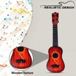 Wishkey Guitar for Beginners Kids Toys for 2-5 Years Boy Or Girl, 4 String Musical Instrument for Early Music Learning, Compact Role Play Guitar Under 2000 for Children - Image 8