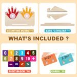 Educational Math Learning & Activity Toys for Kids 3-5 | Interactive Early Brain Development Montessori Toys for 3-4 Years Old | Number Blocks for Toddlers 3,4 | Birthday Gift for Boys & Girls - Image 8