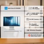Lenovo IdeaCentre AIO Intel Core i5-13420H 27" FHD Touchscreen (24GB RAM/1TB SSD/Win11/Microsoft 365 + Office 24/3Wx2 Harman/Wireless EOS Keyboard & Mouse,Grey), F0HM00W3IN All-in-One Desktop - Image 2